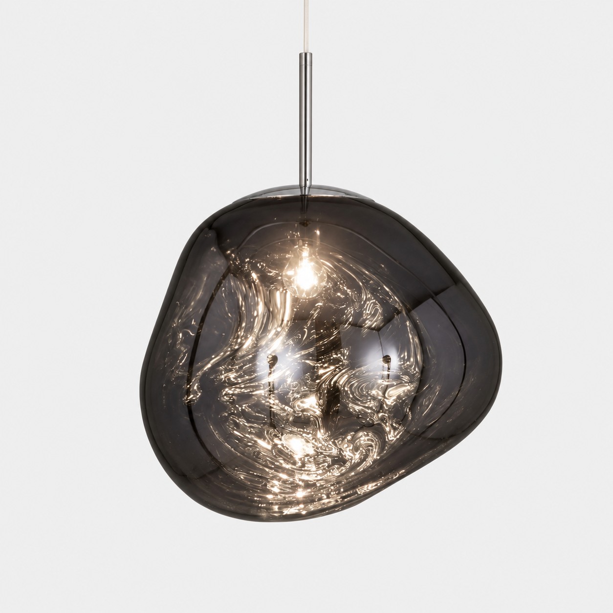 Lámpara colgante de lava irregular de diseño moderno, color ahumado (SKU)
