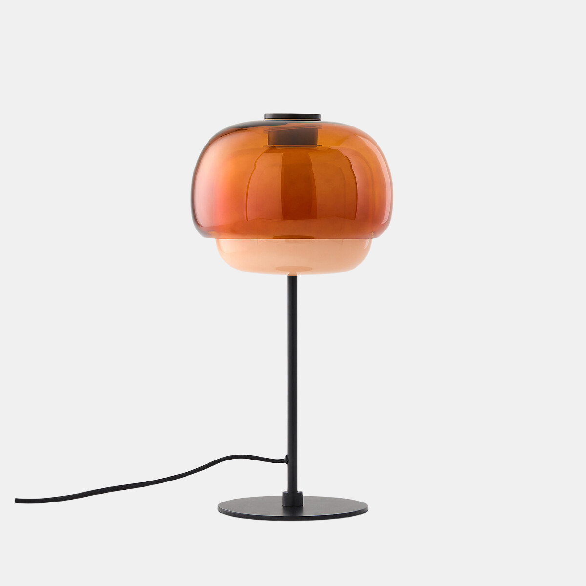Pericles table lamp Orange white background