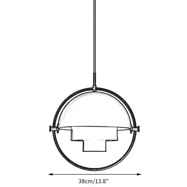 suspension lumineuse de design danois